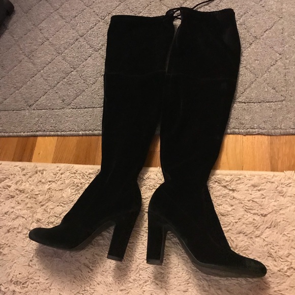 Unisa Shoes - Over the knees suede boots